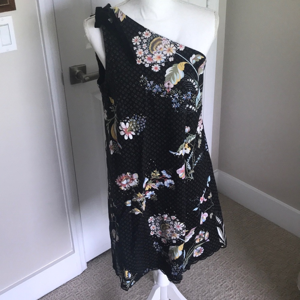 LAST CHANCE! Anthropologie one shoulder dress